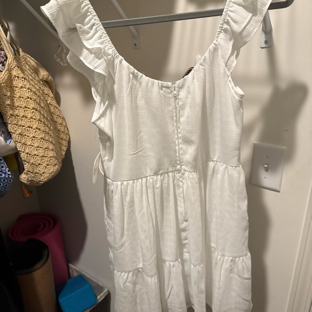 Altar'd State White Ruffled Dress - Picture 4 of 4